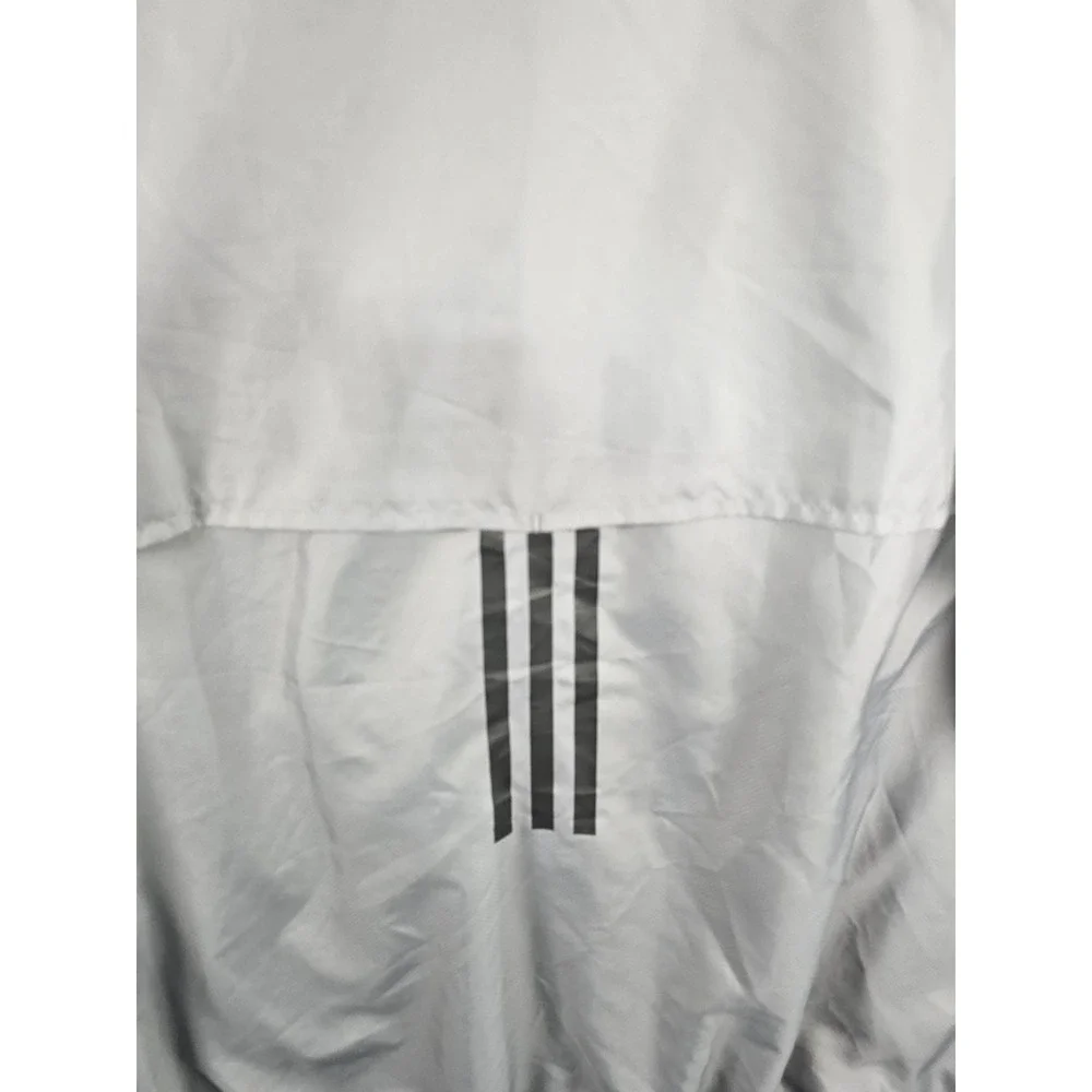 Adidas Golf 1919 Gray‎ Vented Full Zip Wind Breaker Men's Large Side Pockets